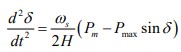 swing equation for stability of generators